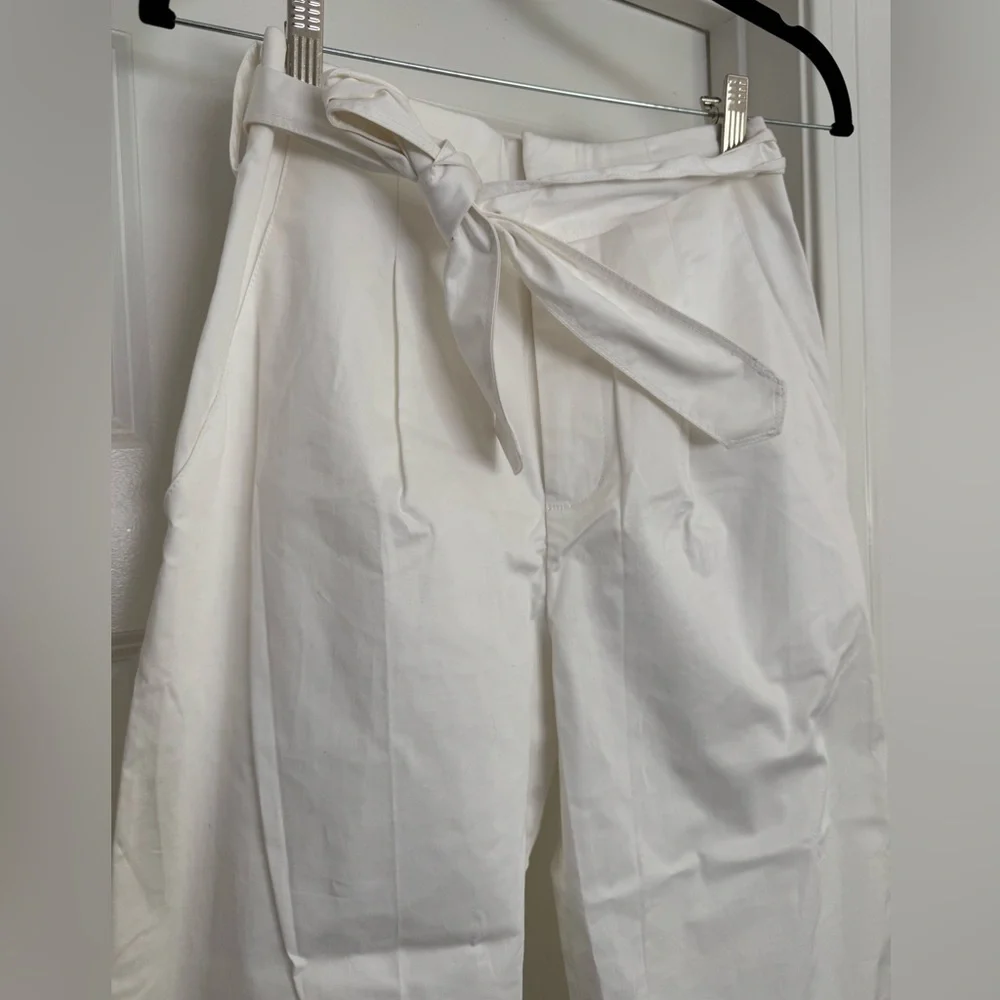 Kate Spade Poplin white cropped pants size 0 - Picture 7 of 12